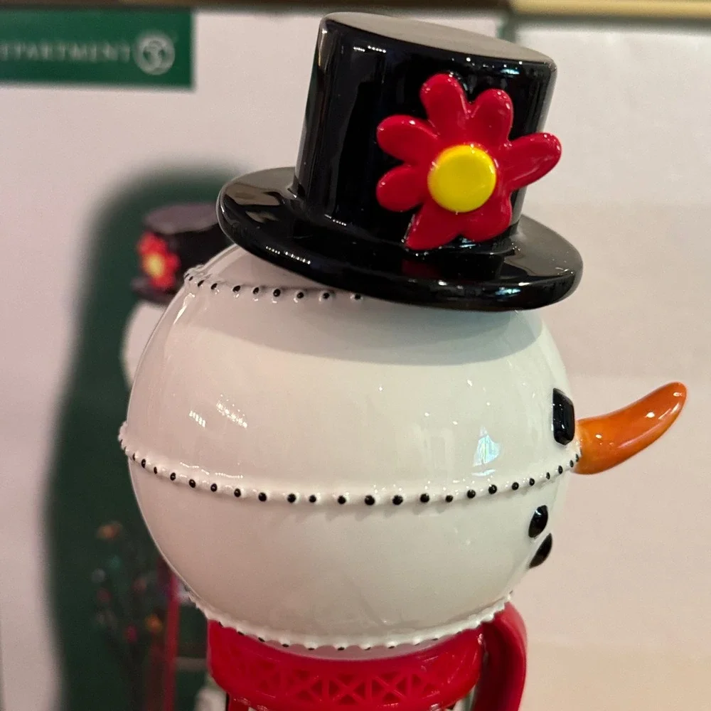 Department 56 Snowman Water Tower Village Accessory 800652 w/ Box Dept 56